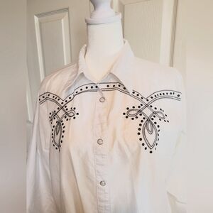 Wrangler Fancy Button-Down Pearl Snap Shirt